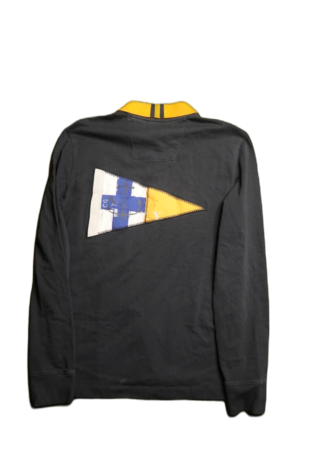 Nautica Rugby Embroidered Shirt Mens Long Sleeve Polo