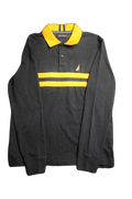 Nautica Rugby Embroidered Shirt Mens Long Sleeve Polo